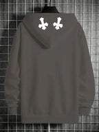 The new 3D smiling face printed casual and comfortable outdoor men's sports sweatshirt for the autumn of 2025